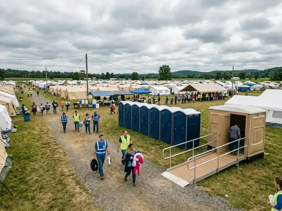 disaster-relief-camp-restrooms-010 — frequently asked questions, Dumpster & Portable Bathrooms Rental in Greenwood, AR